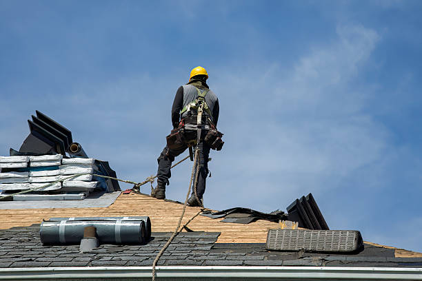 Professional Flat Roof Repair technician working in Crystal Lake, FL